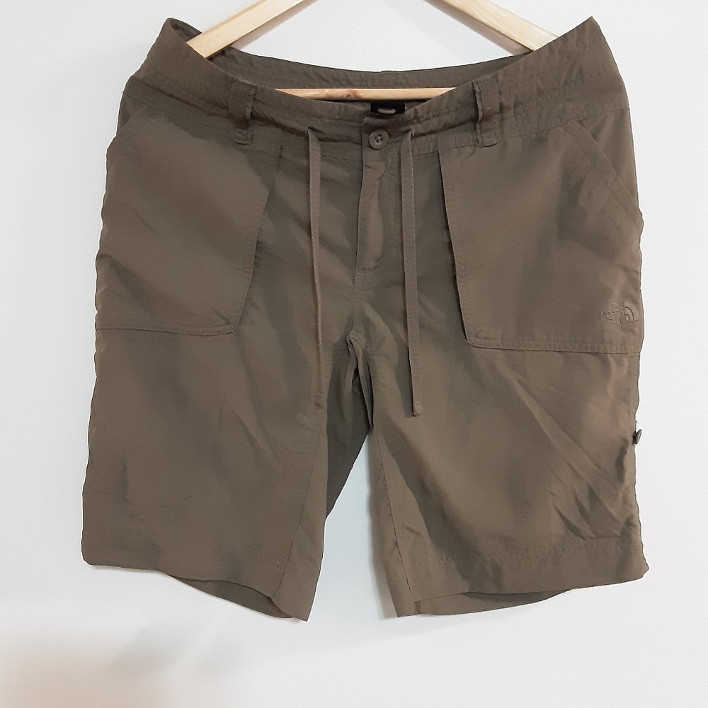 North Face Olive Green Cargo Shorts